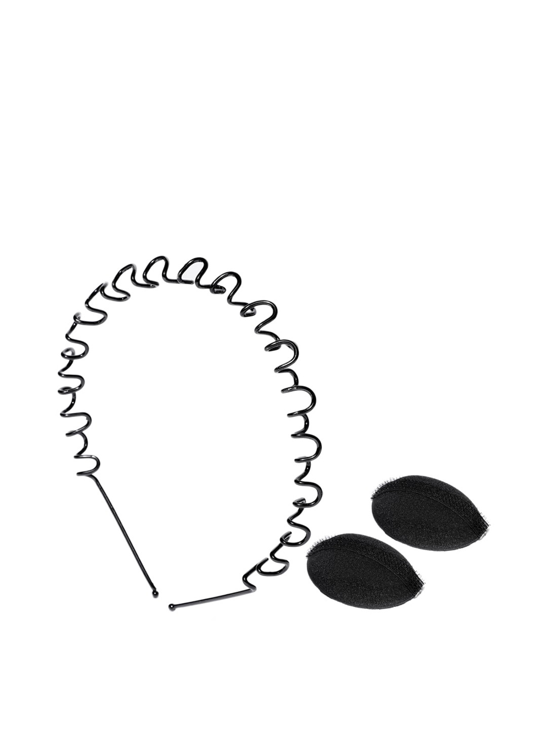 CHRONEX Set Of 3 Puff Bumpits & ZigZag Wave Band