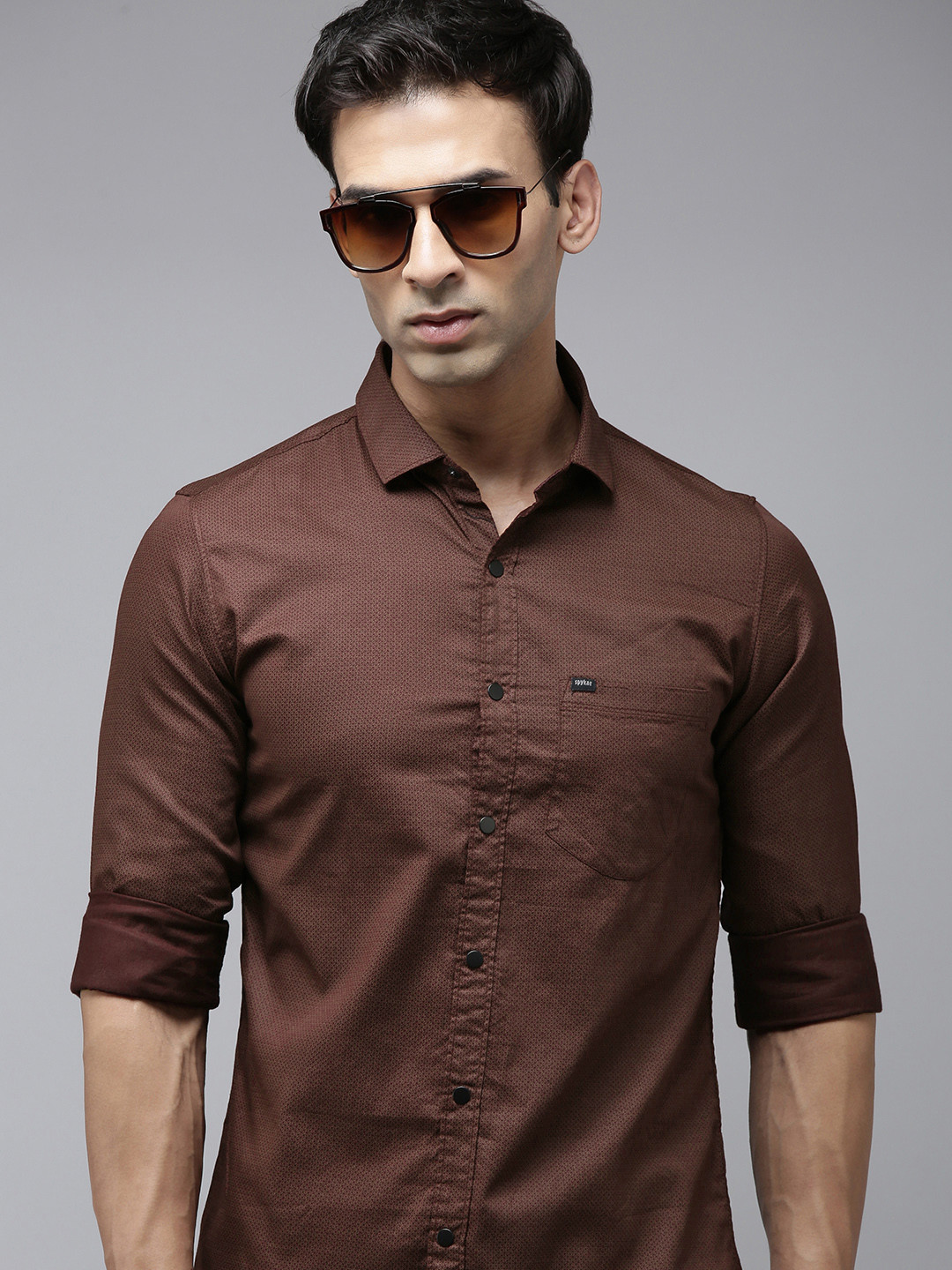 SPYKAR Printed Casual Shirt