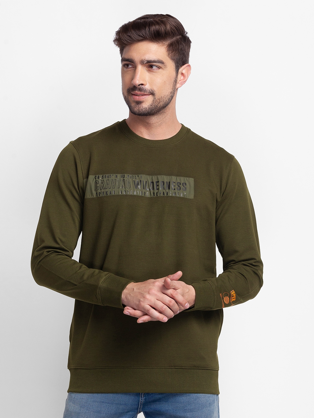 Buy SPYKAR Typography Printed Pullover Sweatshirt Sweatshirts for Men 19676320 Myntra