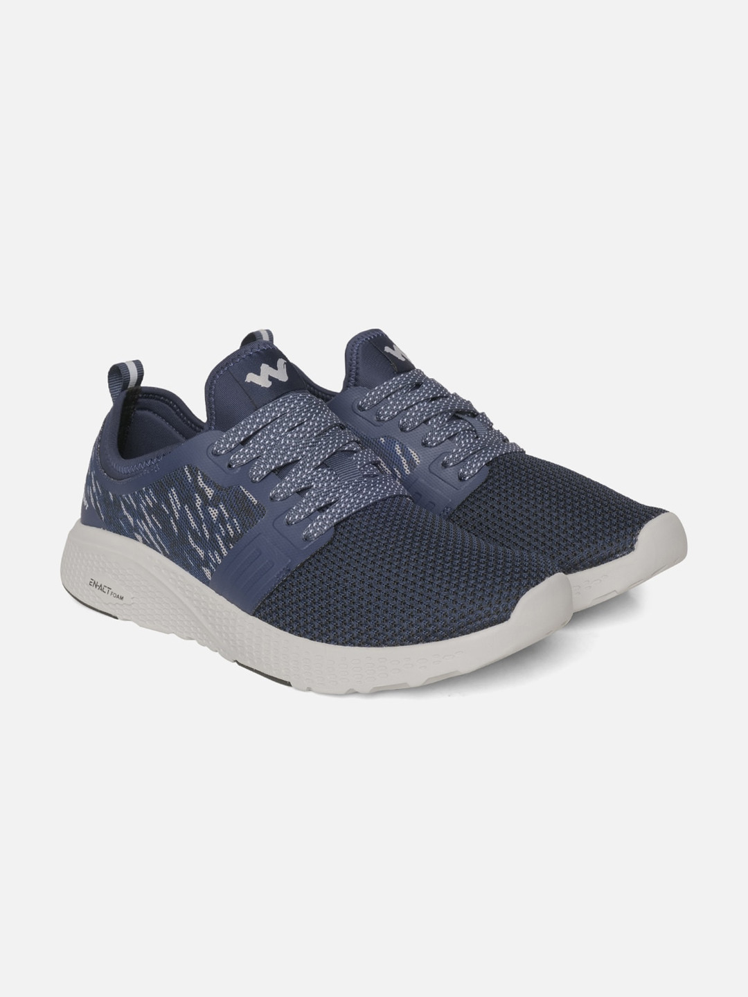 Wildcraft Men Blue Woven Design Sneakers