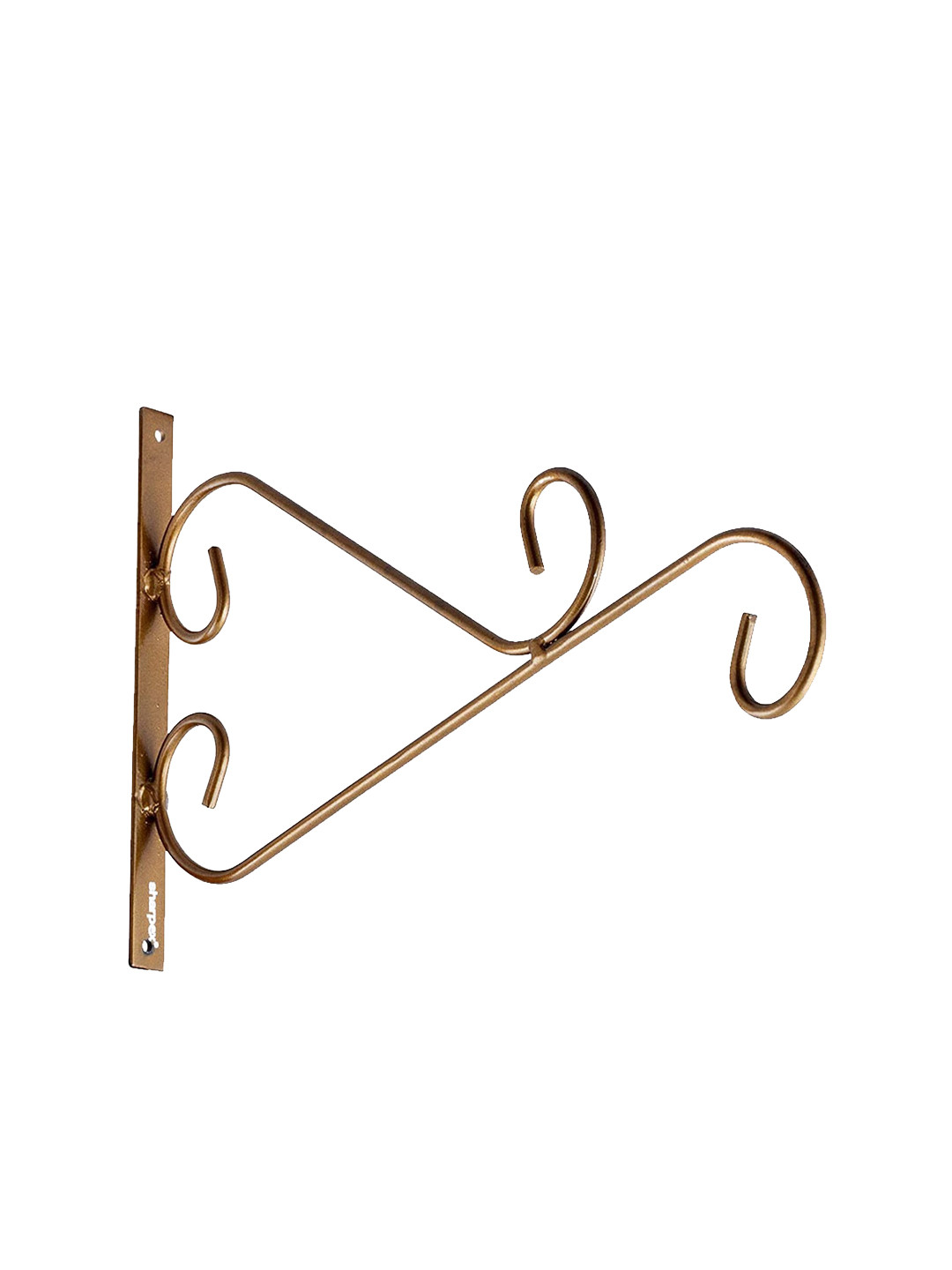 Sharpex Gold-Coloured Solid Plant Hanger Brackets