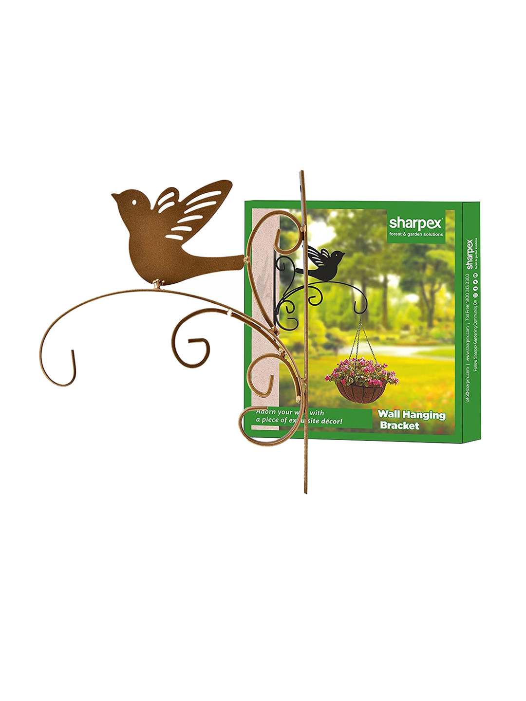 Sharpex Set Of 2 Solid Plant Hanger Bracketss