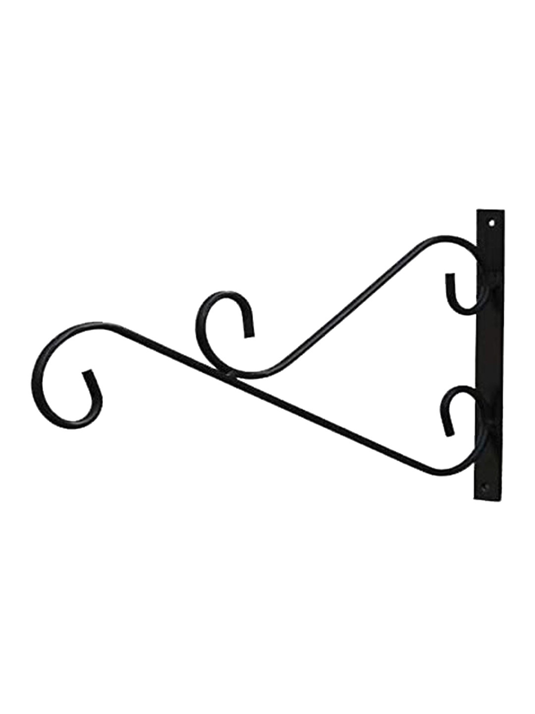 Sharpex Black Solid Plant Hanger Brackets