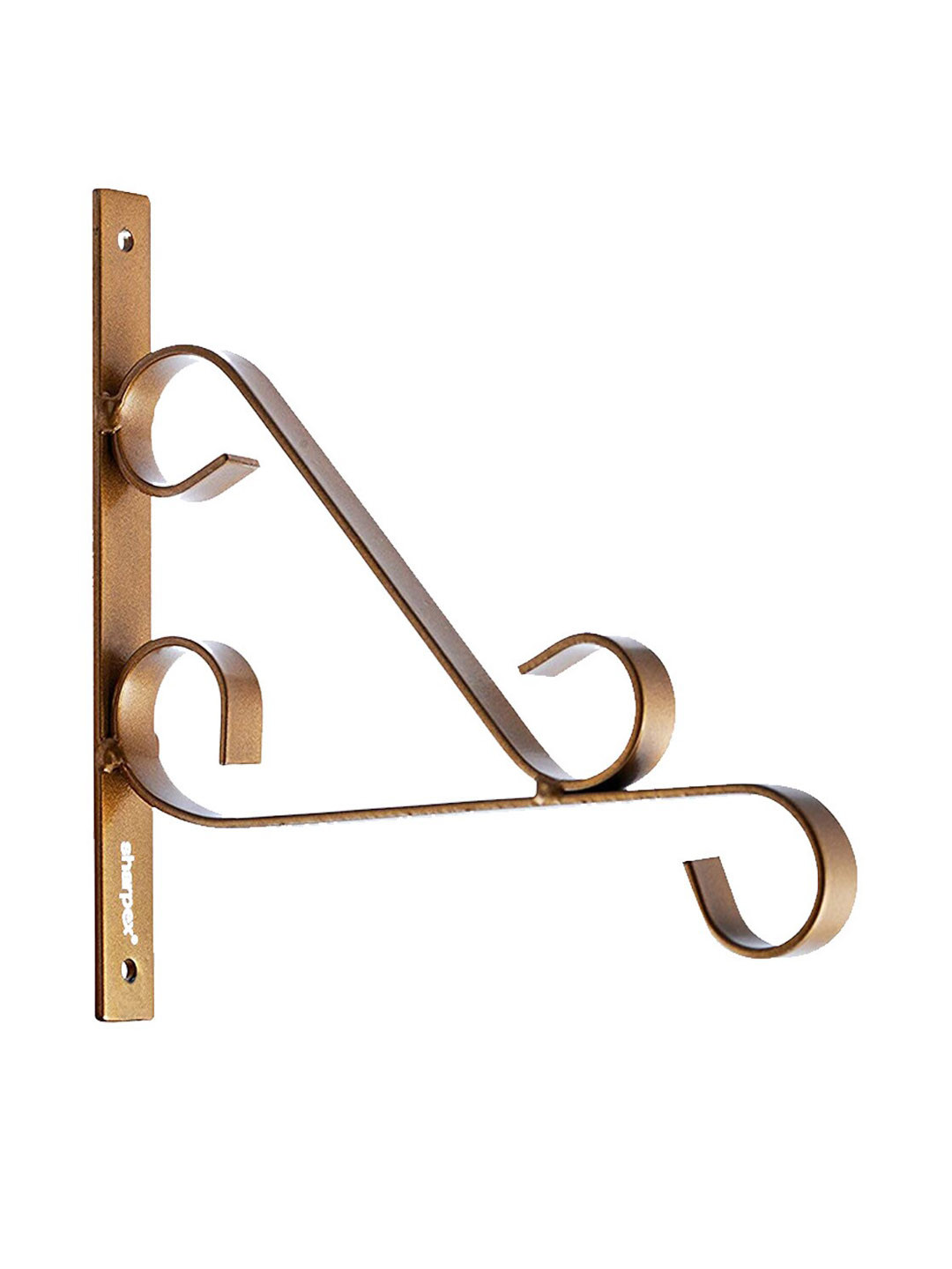 Sharpex Gold-Toned  Solid Plant Hanger Brackets