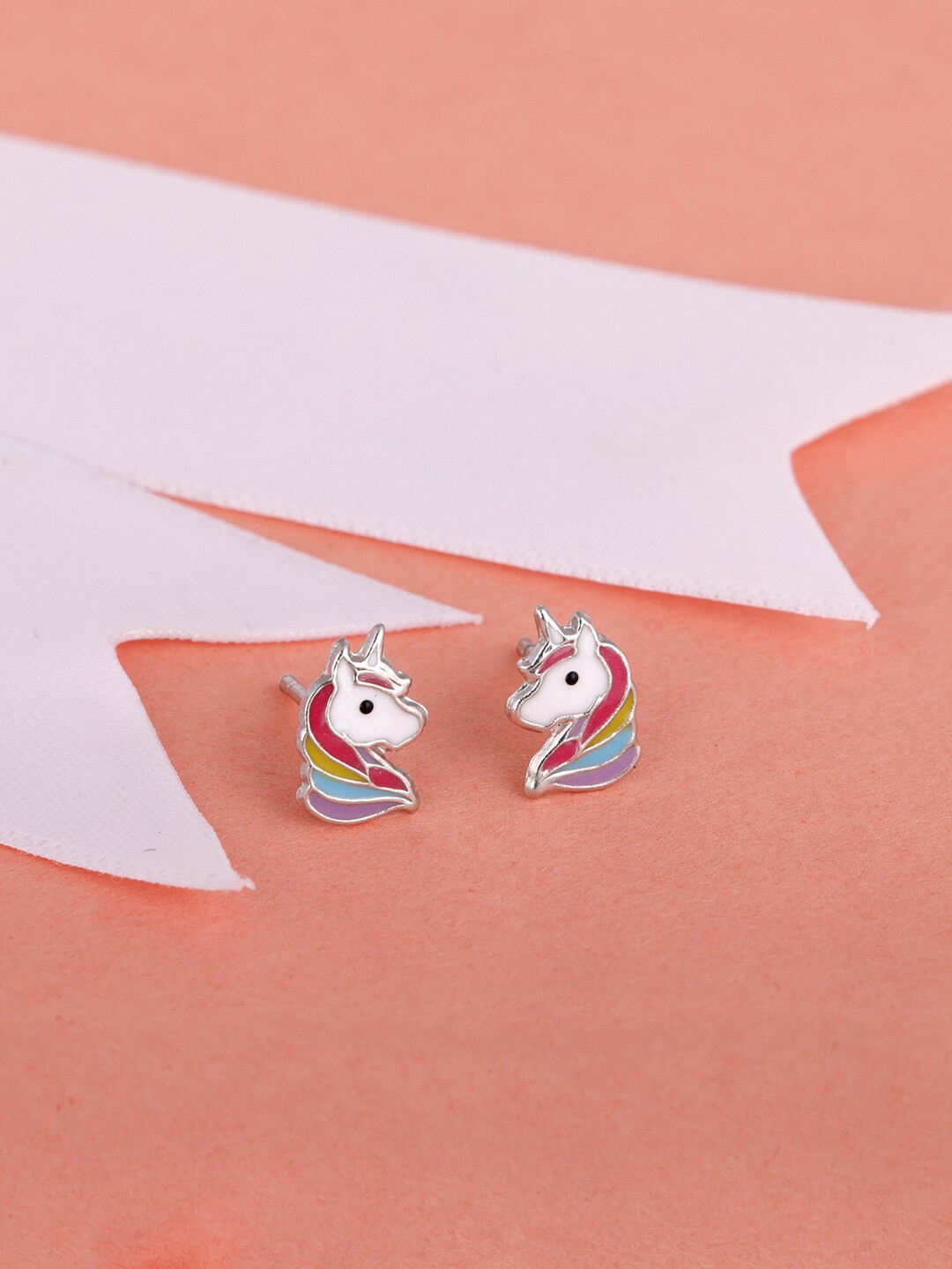 GIVA 925 Silver Honey Blossom Kids Earrings