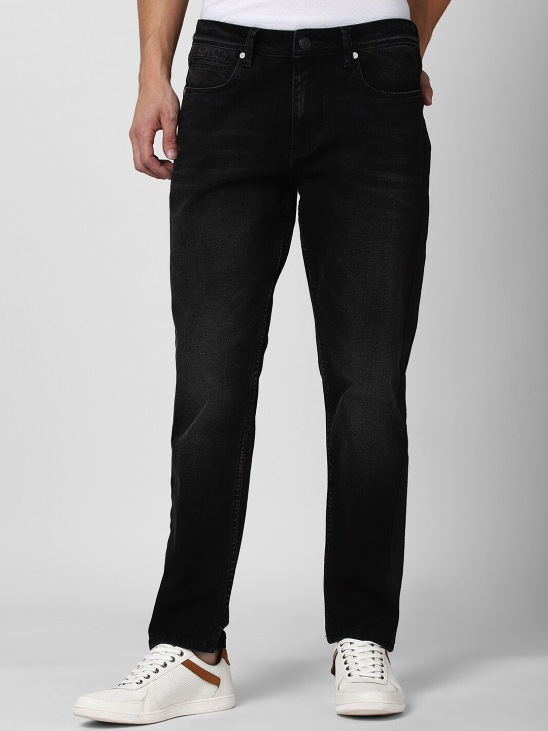 Peter England Casuals Men Black Relaxed Fit Jeans