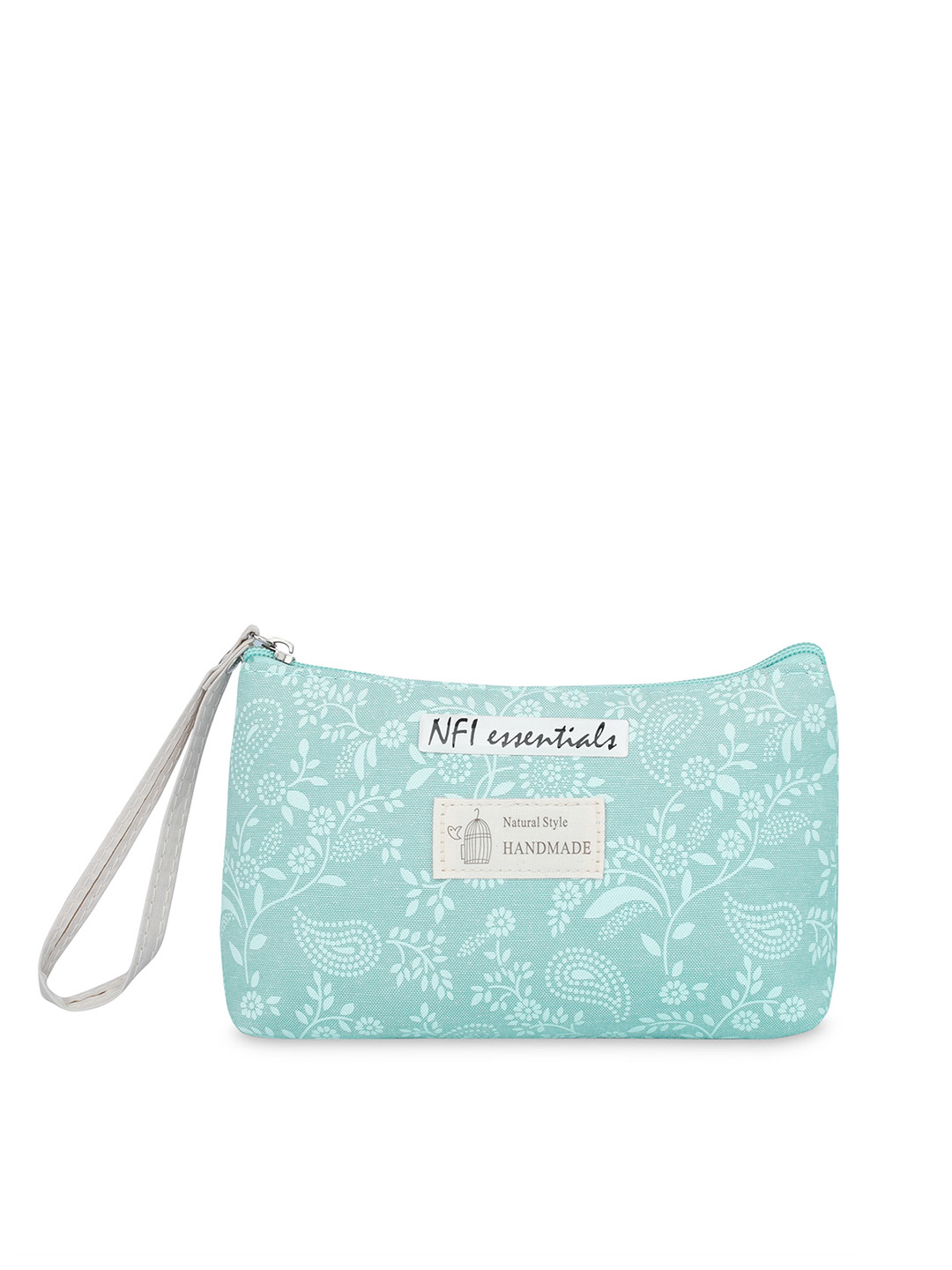 NFI essentials Blue Printed Makeup Pouch