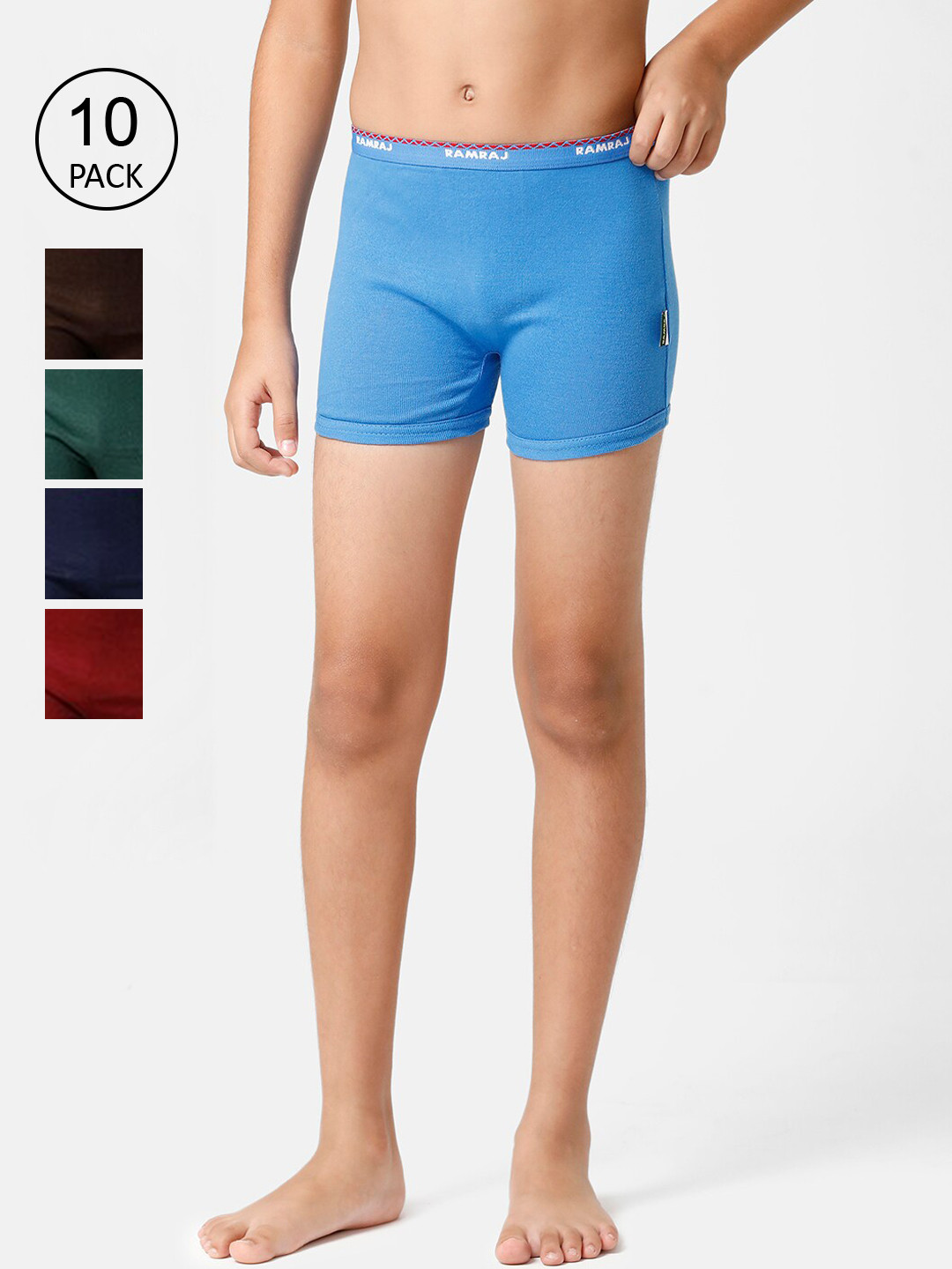 Ramraj Kids Boys Pack Of 10 Assorted  Trunk