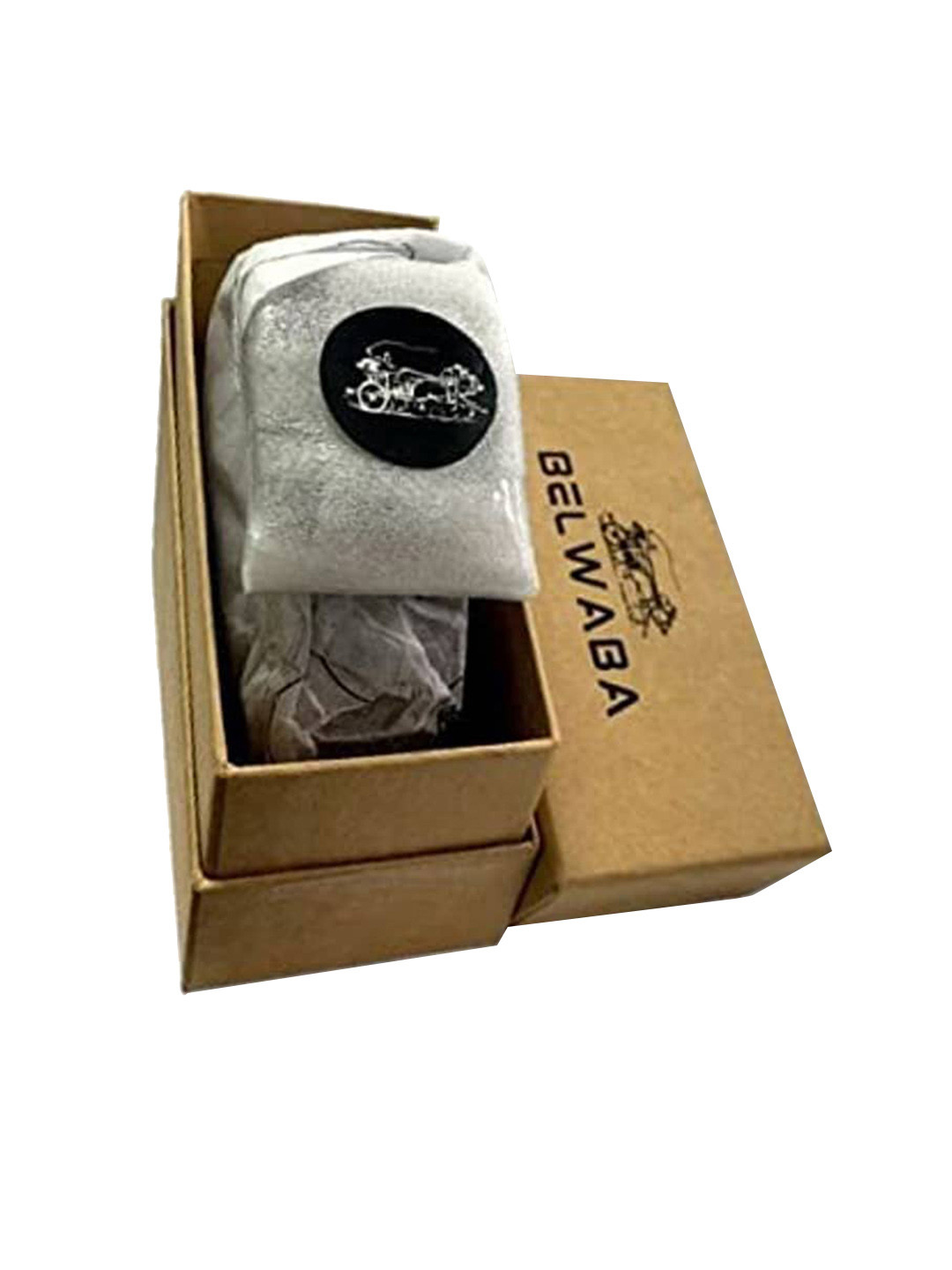 Belwaba Women Mint Green Textured Belt