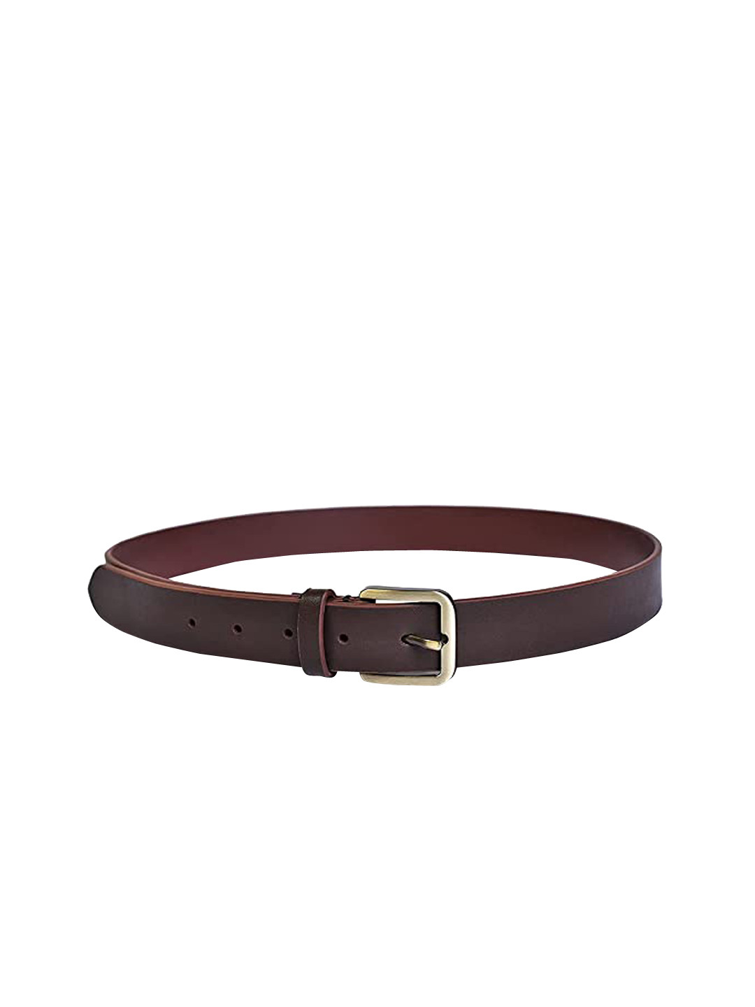 Belwaba Women Coffee Brown PU Belt