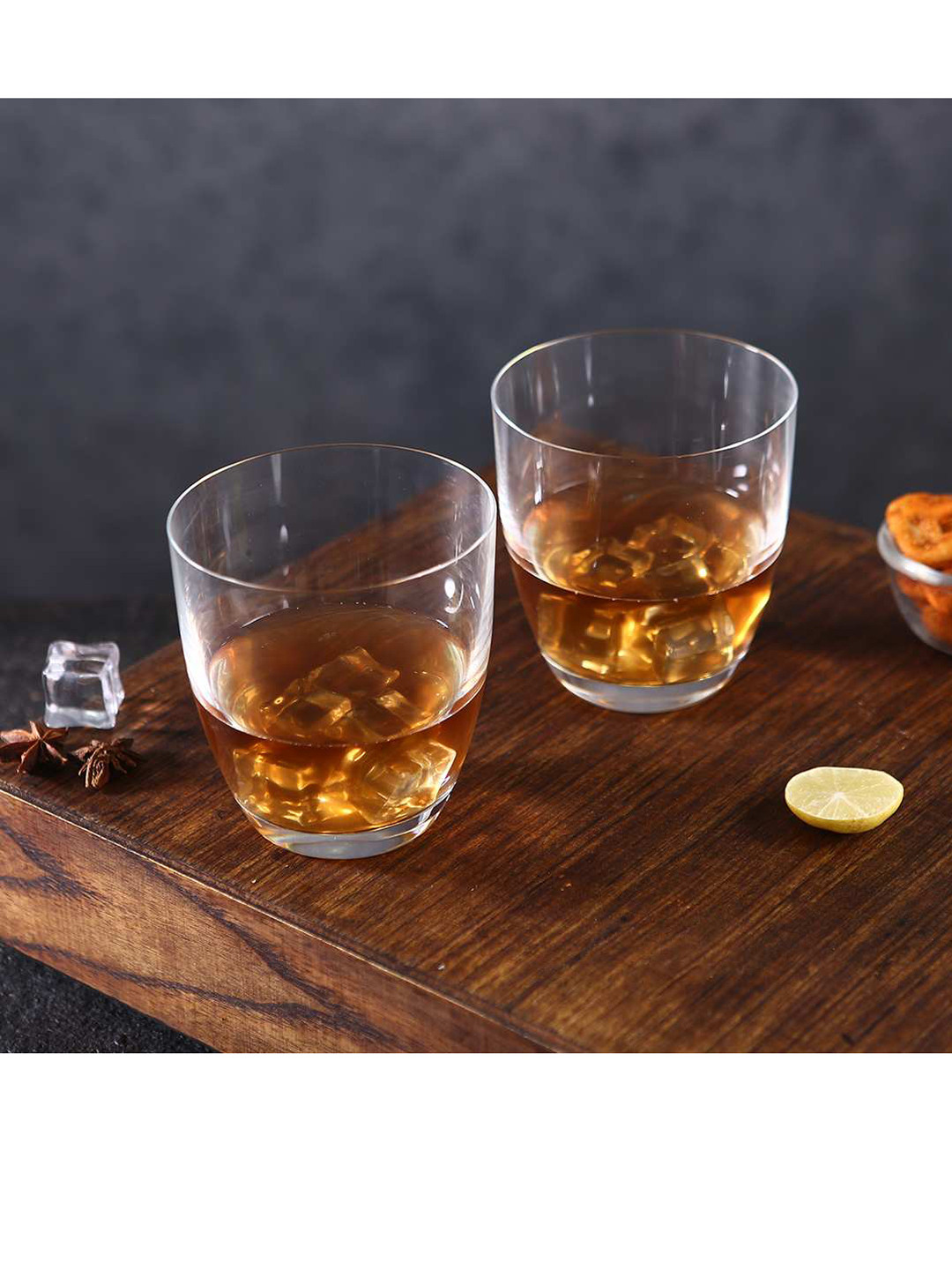 Wonderchef Set of 6 Transparent Solid Modena Whiskey Glass