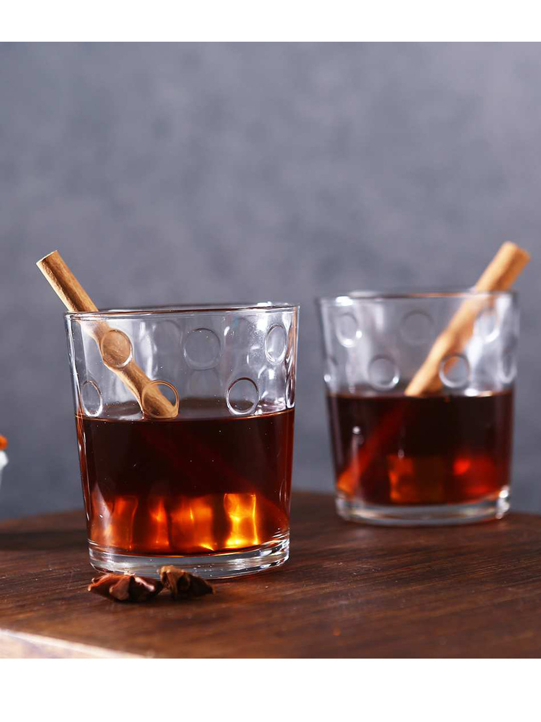 Wonderchef Modena Transparent Set Of 6 Dishwasher Safe Whisky Glasses 285 ml Each