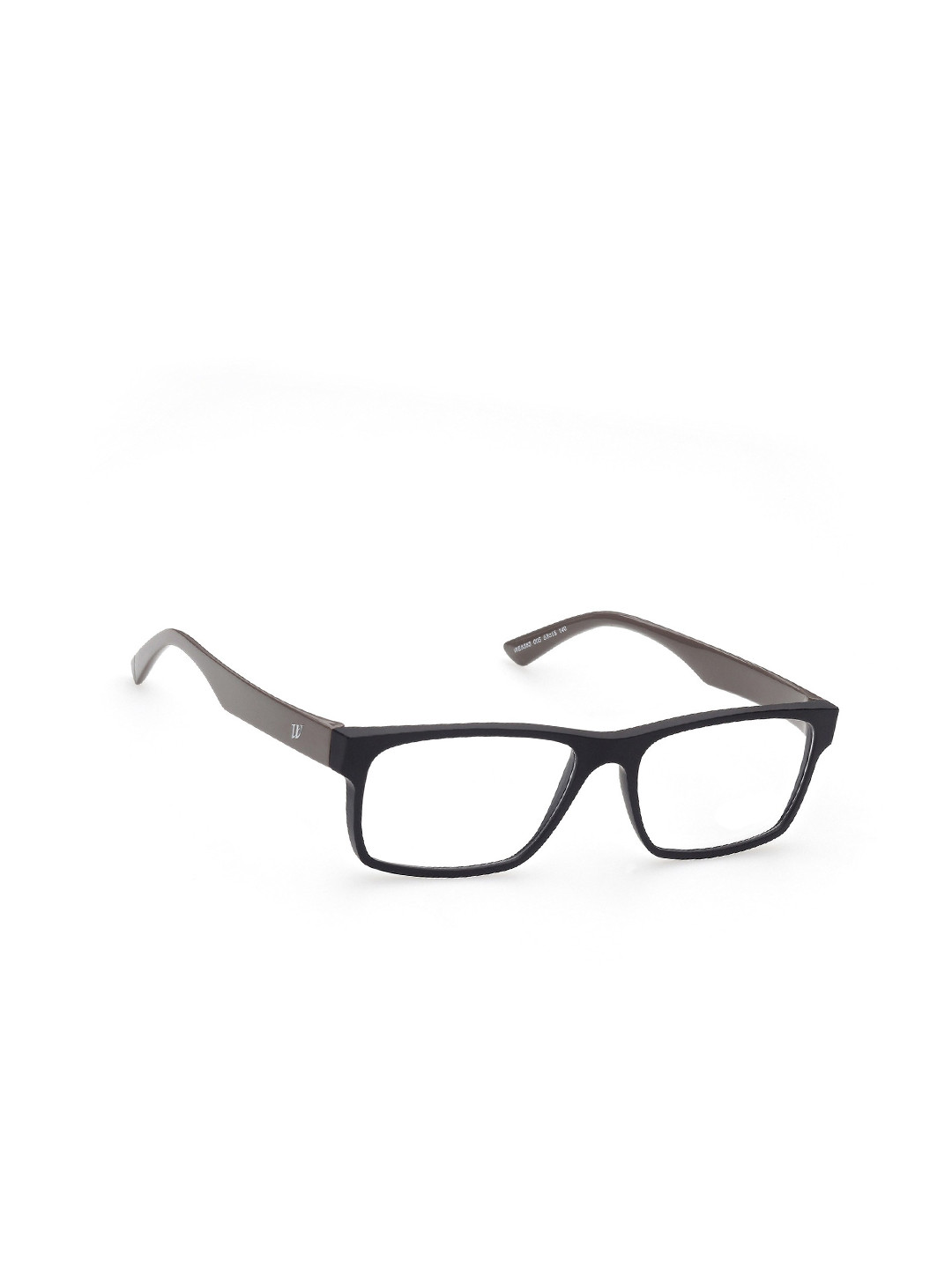 WEB EYEWEAR Unisex Black Full Rim Rectangle Frames WE5353 53 005