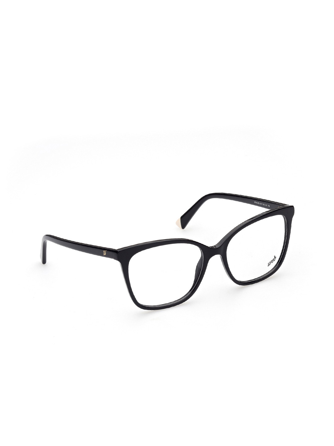 WEB EYEWEAR Women Black Full Rim Square Frames WE5343 54 001