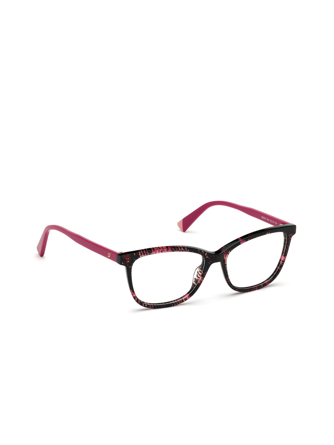 WEB EYEWEAR Women Brown & Pink Abstract Full Rim Square Frames