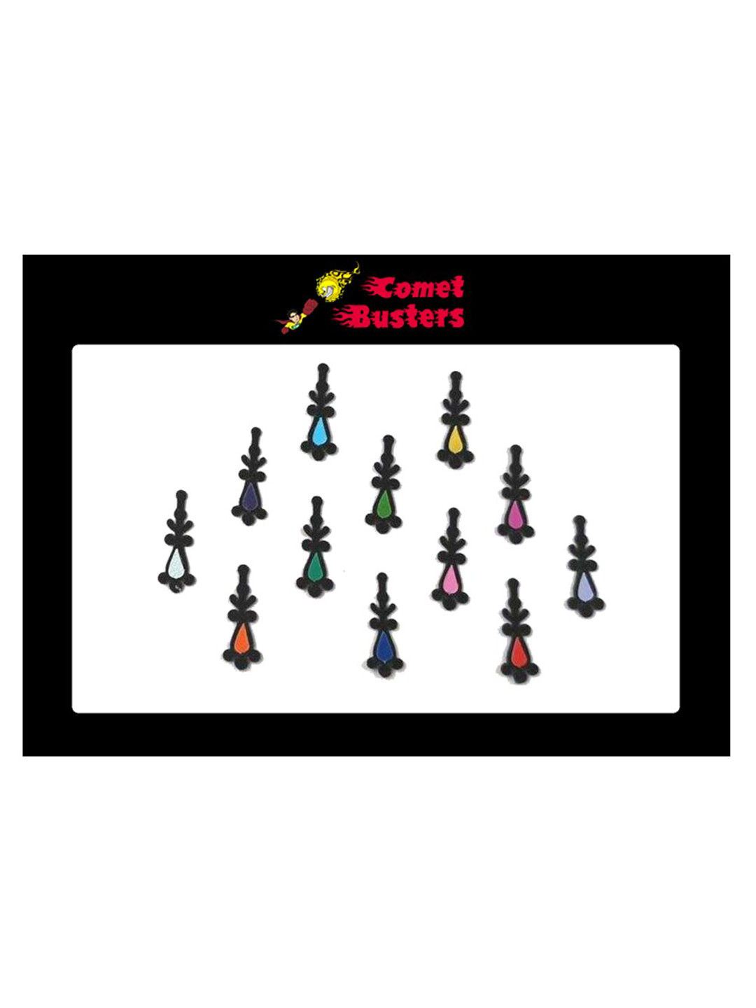 Comet Busters Set Of 12 Bindi Sindoor