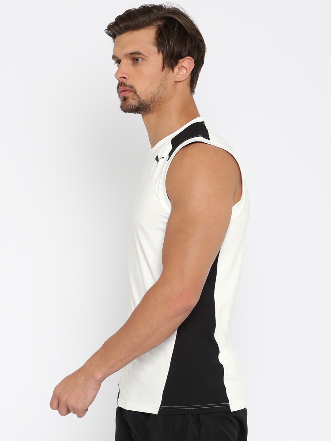 puma sleeveless t shirt india