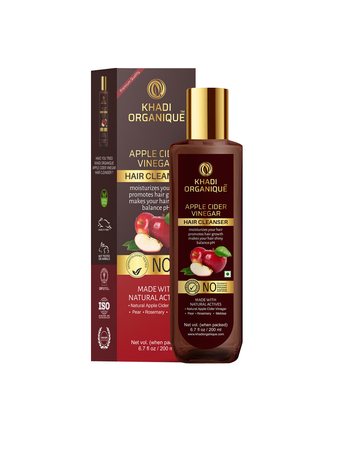 Khadi Organique Unisex Transparent Shampoo 200ml