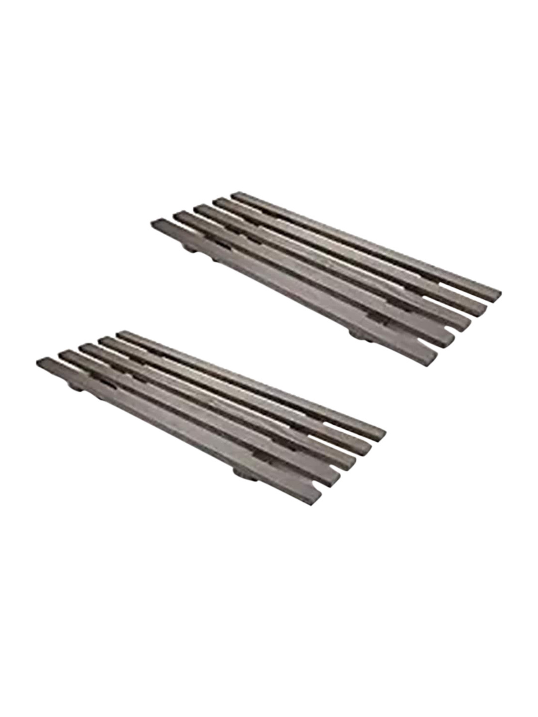 Sharpex Set Of 2 Grey Wooden Plant Stand Garden Accessories