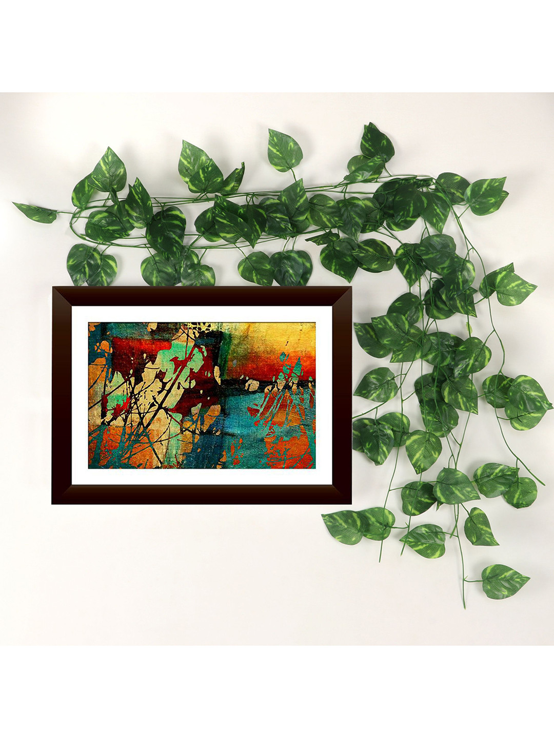 BS AMOR Set Of 3 Green Artificial Creeper Plants