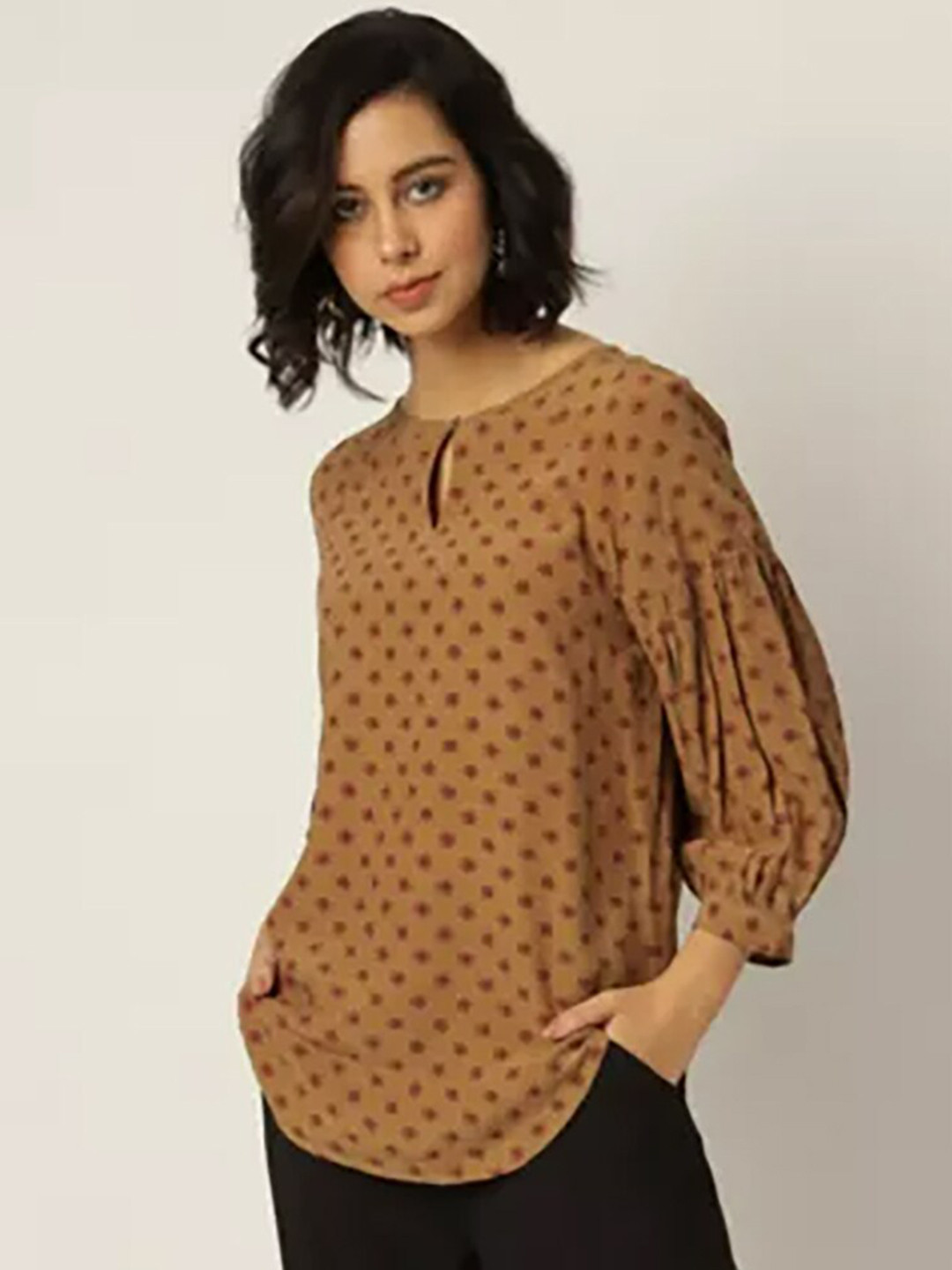 Marks & Spencer Brown Kaftan Top