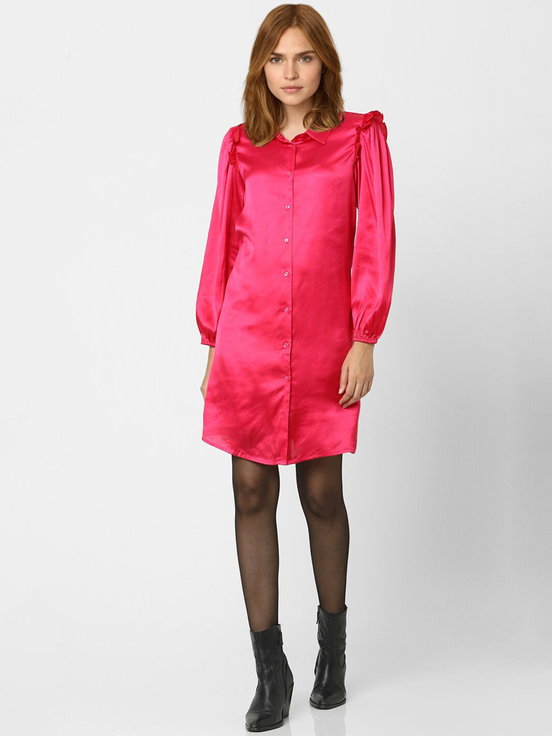 Vero Moda Pink Shirt Dress