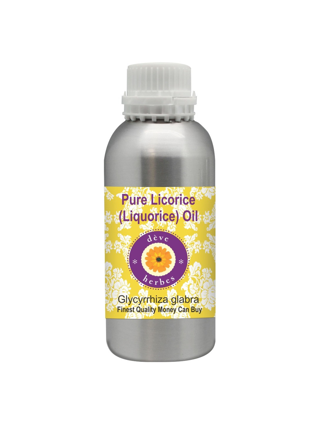 Deve Herbes Pure Licorice Oil 100% Natural Therapeutic Grade Cold Pressed - 300ml