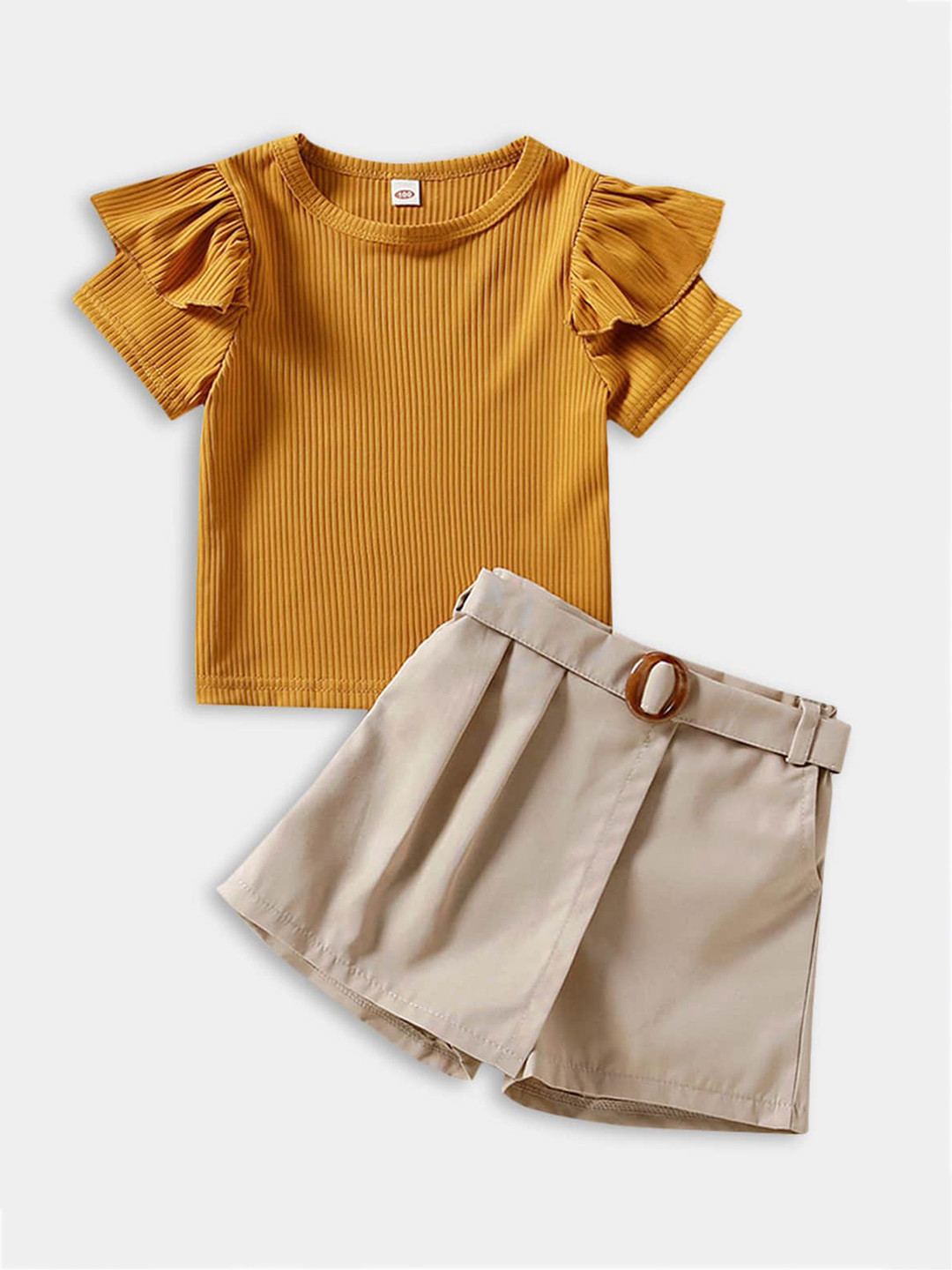 Hopscotch Girls Yellow Clothing Set