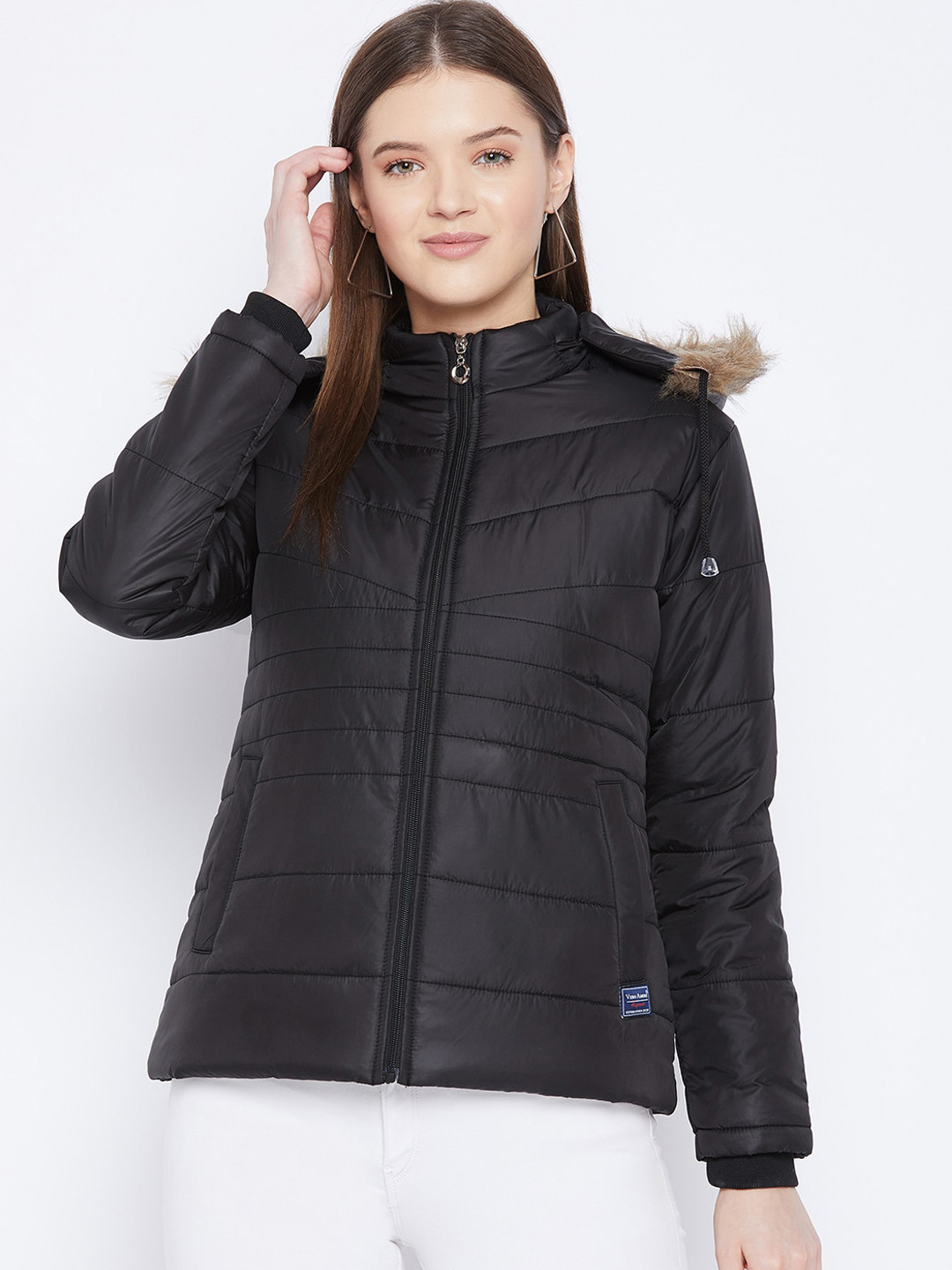 VERO AMORE Women Black Outdoor Parka Jacket