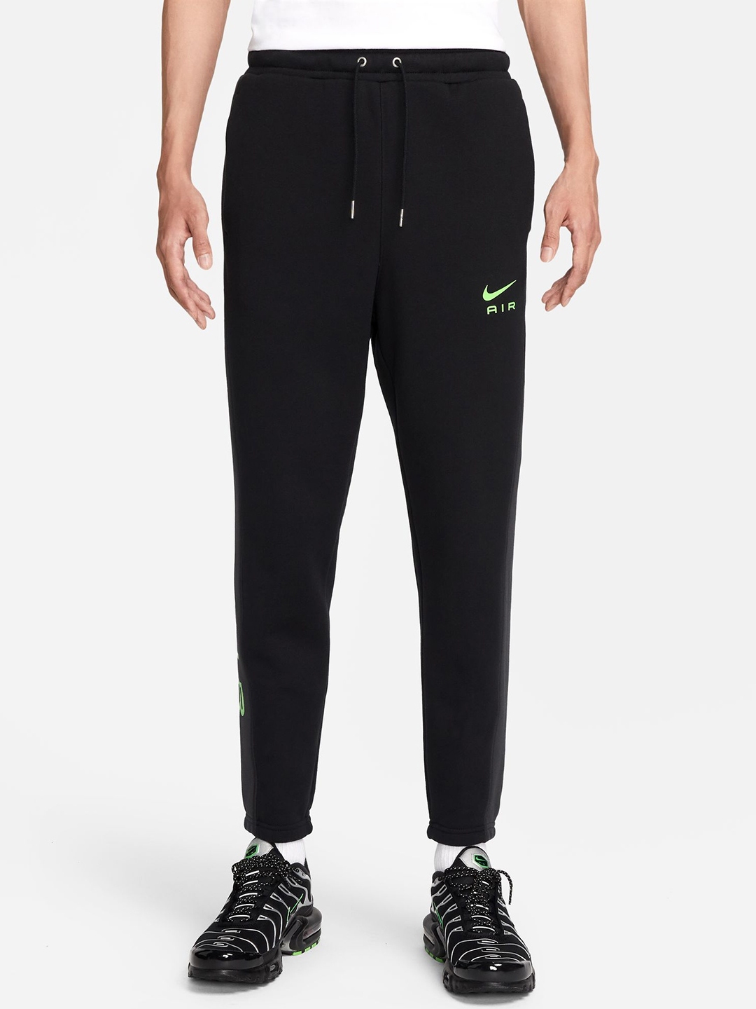 Buy Nike Men Black Sportswear Air Trackpants Track Pants for Men 19730634 Myntra