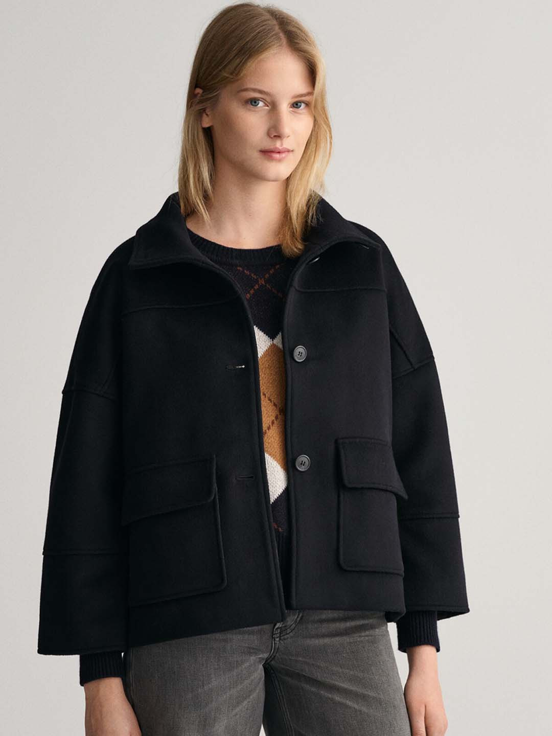 GANT Women Black Tailored Jacket