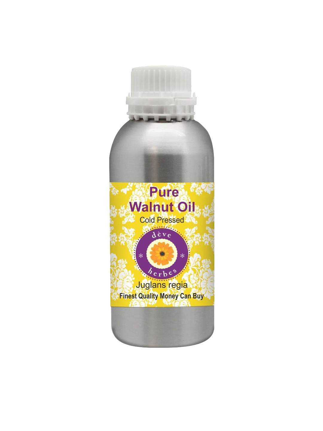 Deve Herbes Pure Walnut Oil - Natural Therapeutic Grade Cold Pressed - 630ml