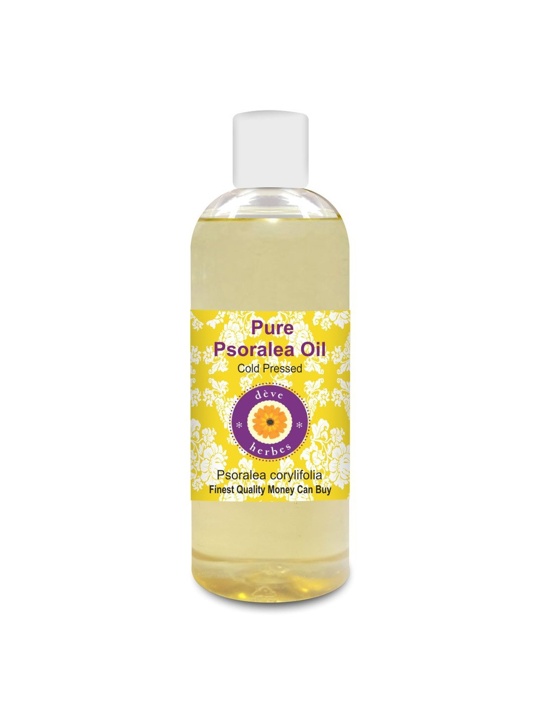 Deve Herbes Pure Psoralea Cold Pressed Oil with Glass Dropper - 200ml