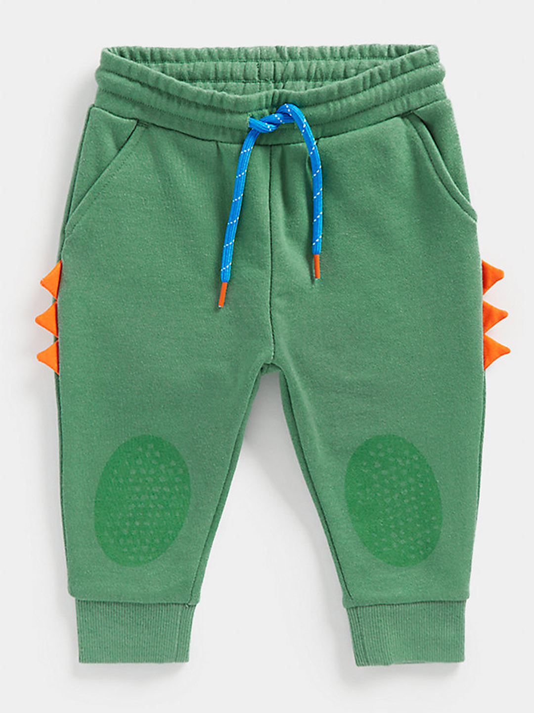 mothercare Boys Geometric Print Mid-Rise Pure Cotton Joggers With 3-D Applique Detail