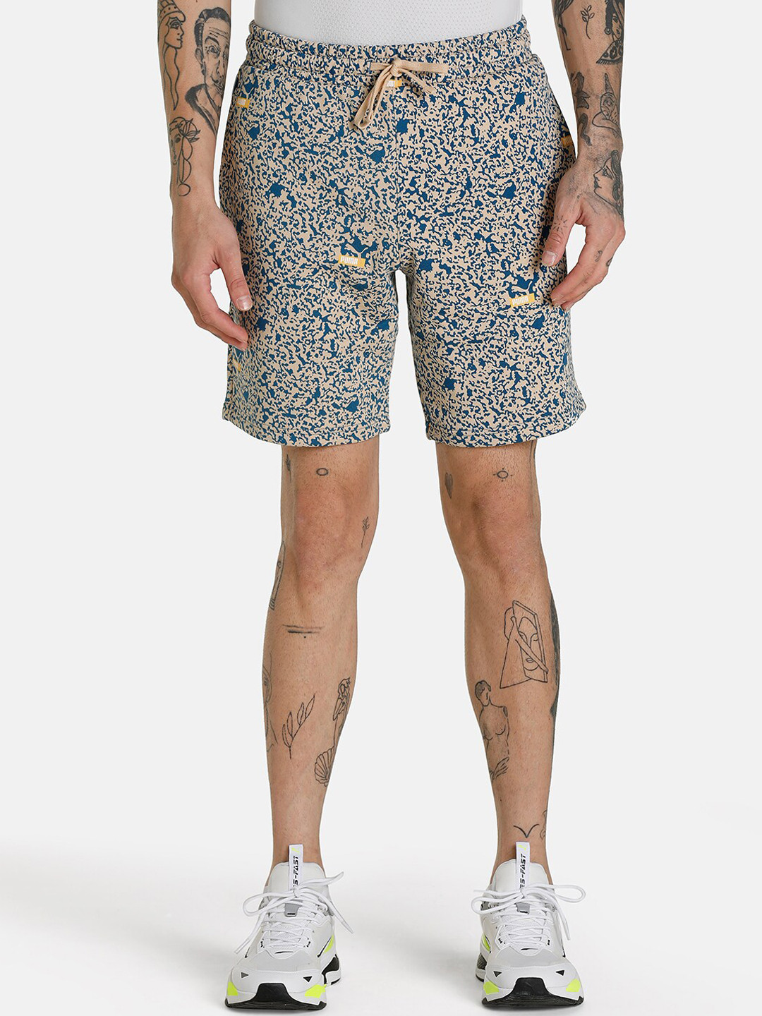 Puma Men Regular Fit Brand Love Outdoor Shorts