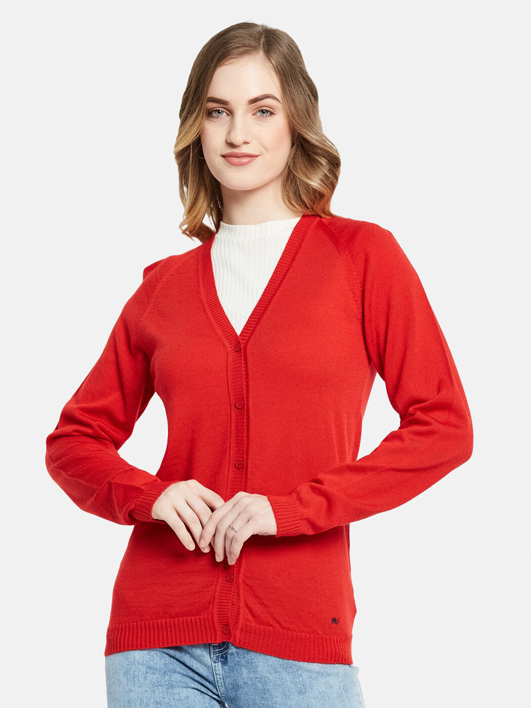 Monte Carlo Women Red Cardigan
