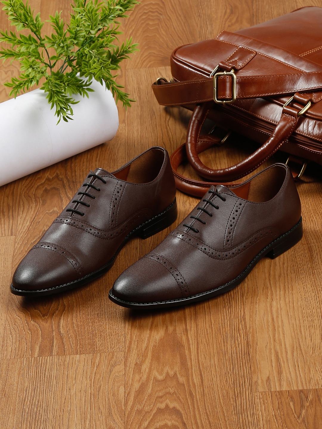 Buy Men Leatherette Oxford Formal Shoes - Formal Shoes for Men