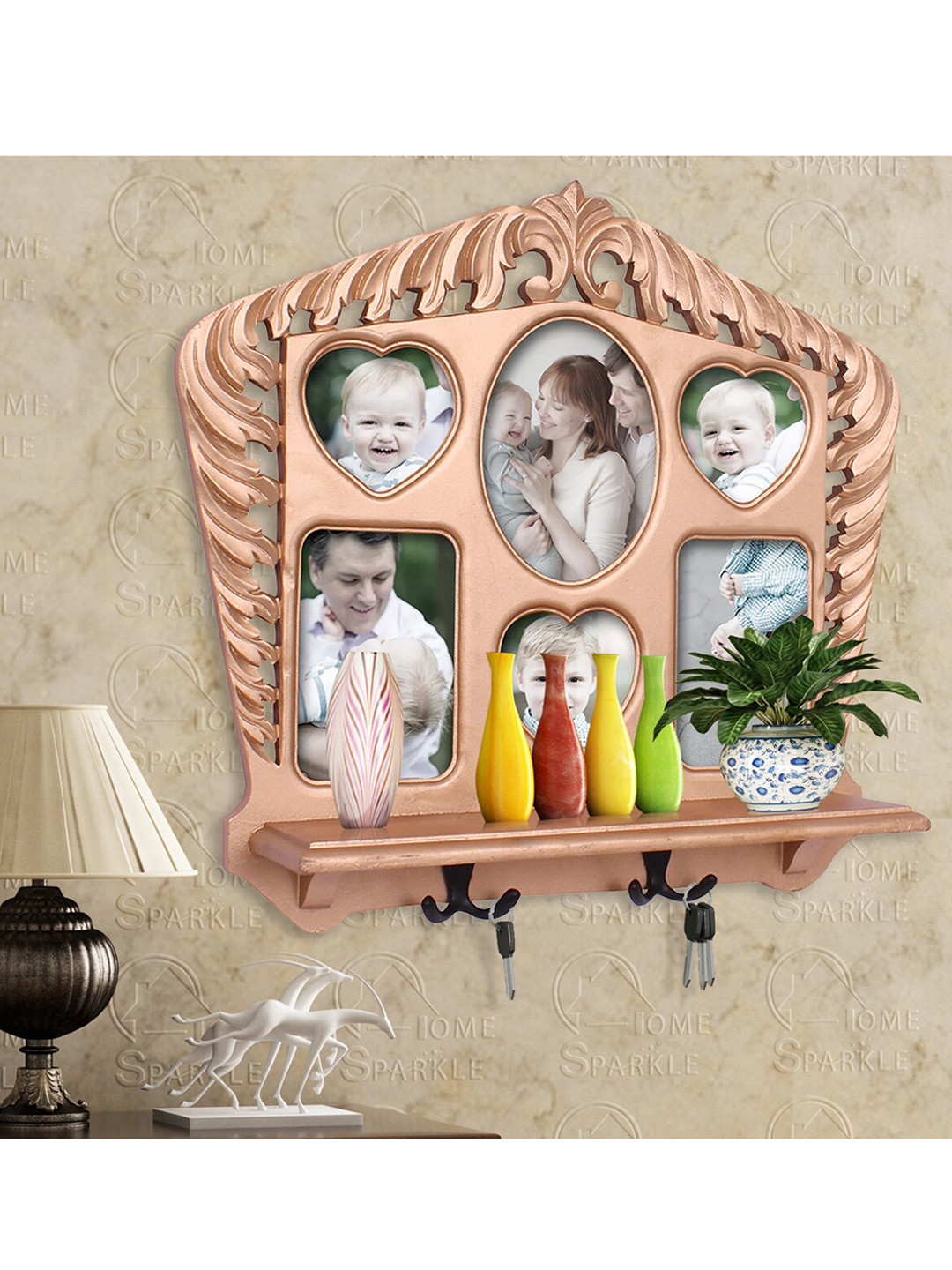 Home Sparkle Ceramic Matte Hanging Hall Signs and Plaques-73.6In