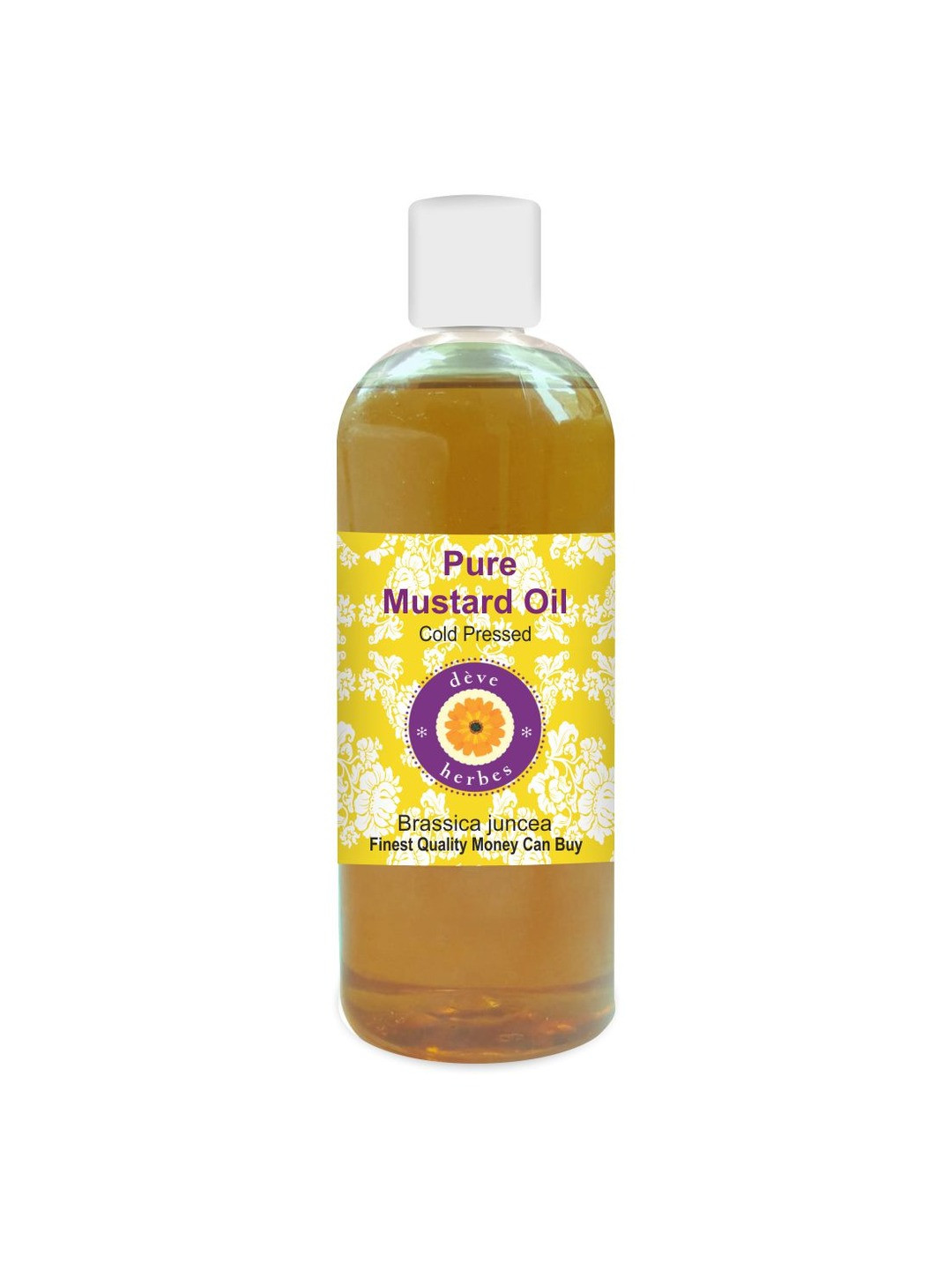 Deve Herbes Pure Mustard Oil Natural Therapeutic Grade Cold Pressed - 200 ml