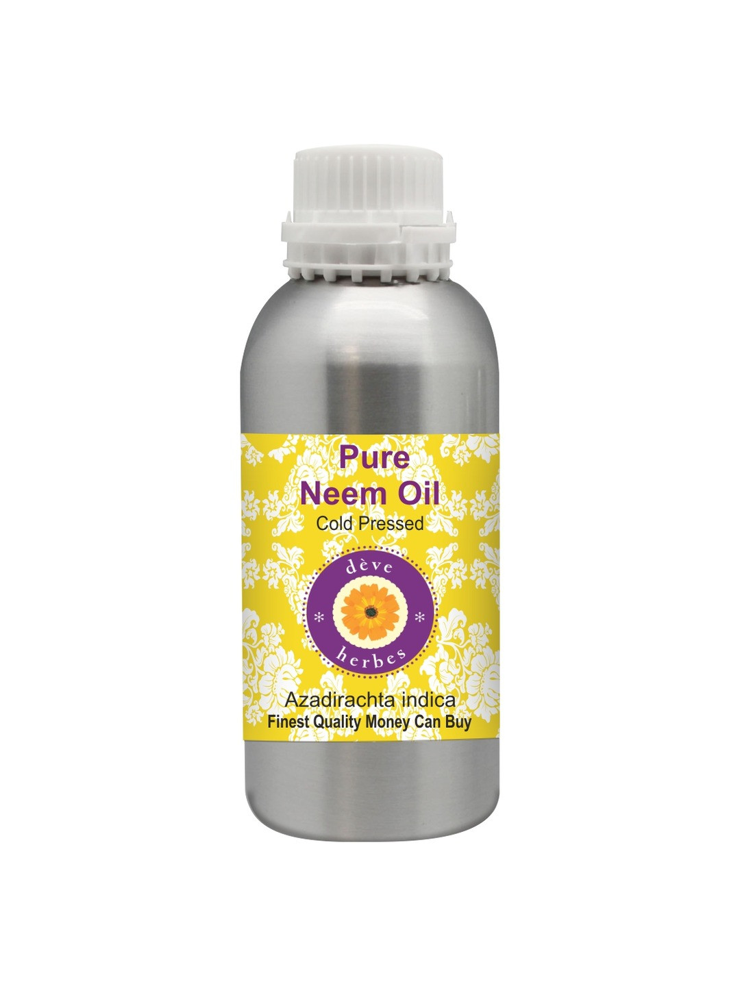 Deve Herbes Pure Neem Oil Natural Therapeutic Grade Cold Pressed - 630 ml