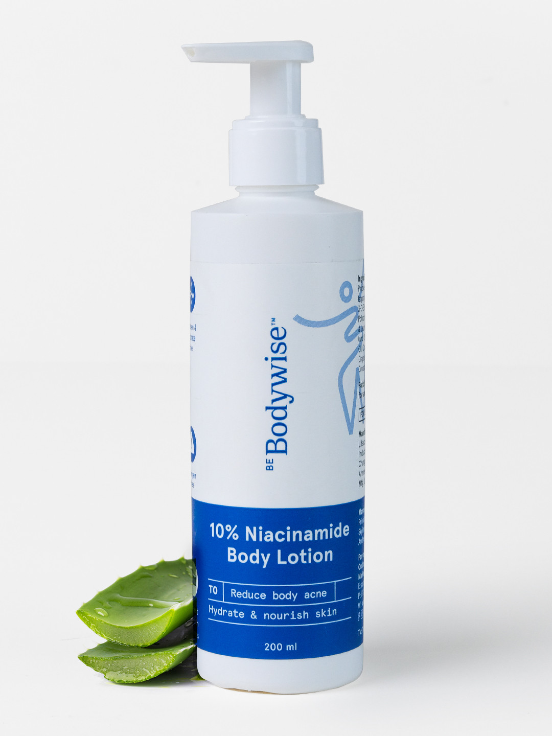 Be Bodywise 10% Niacinamide Body Lotion Repairs Skin Barrier & Reduces Acne Marks-200ml