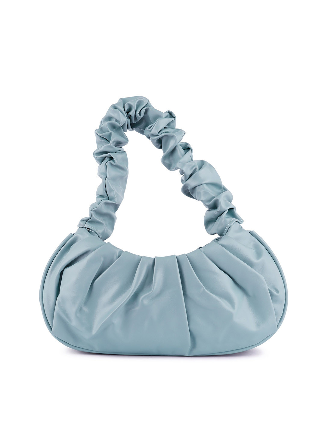 London Rag Blue PU Bucket Shoulder Bag