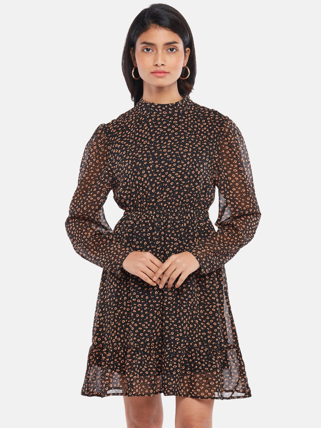 People Black Animal Dress