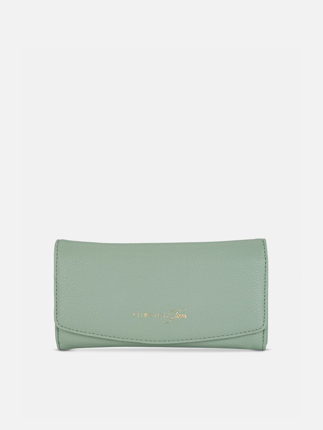 Forever Glam by Pantaloons Women Green PU Envelope