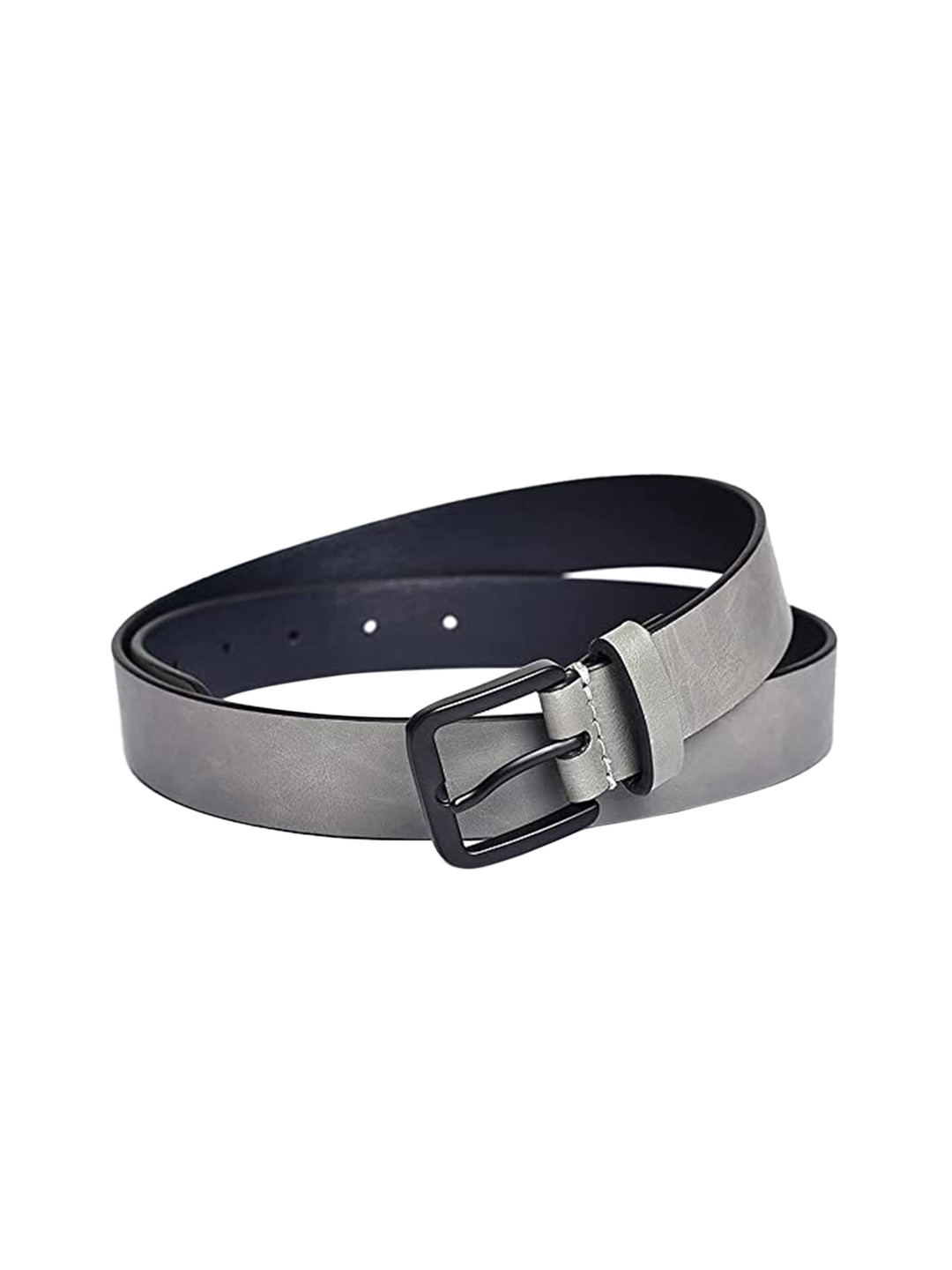 Belwaba Women Grey Leather Belt
