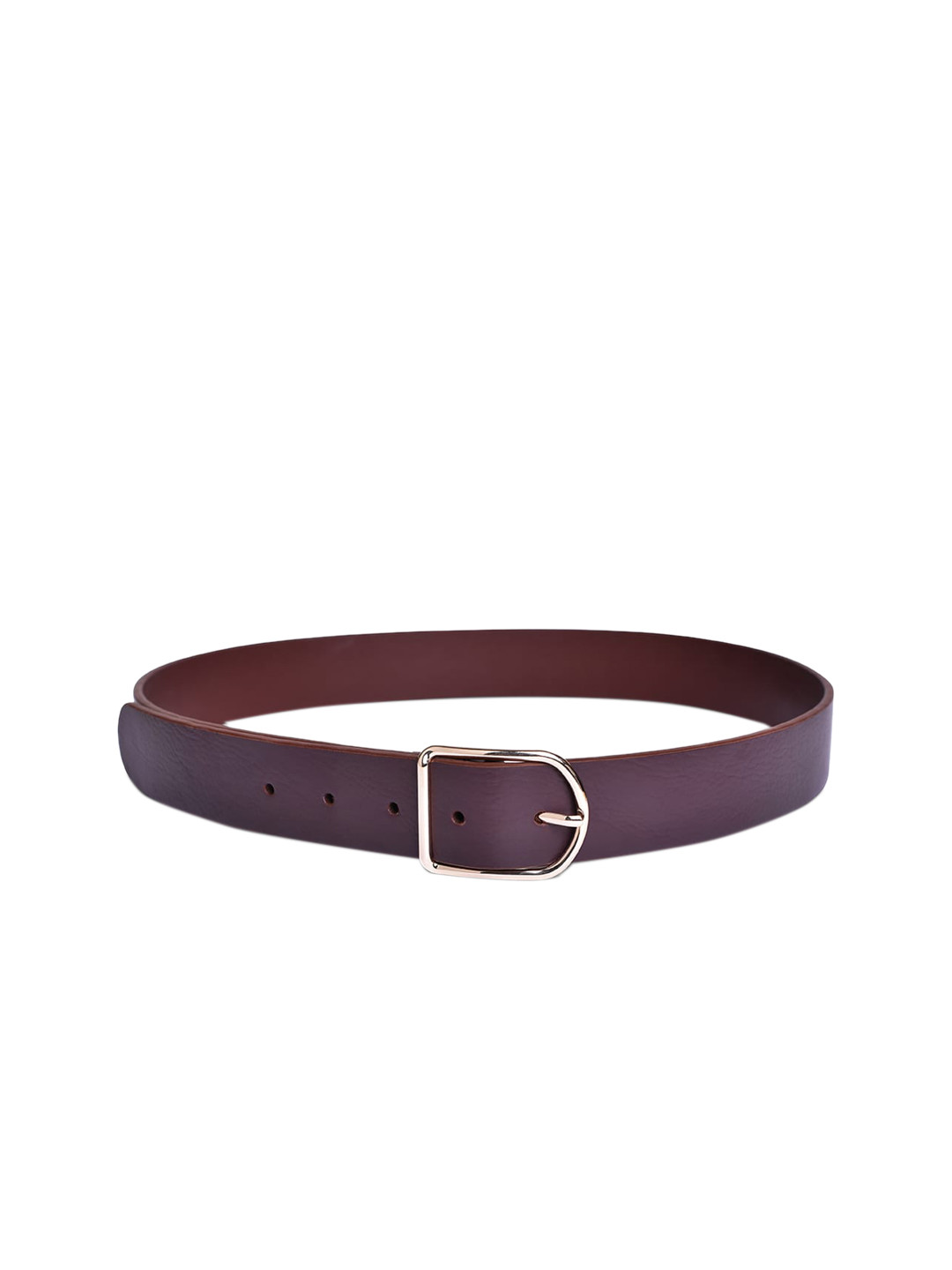 Belwaba Women Maroon Solid Belt