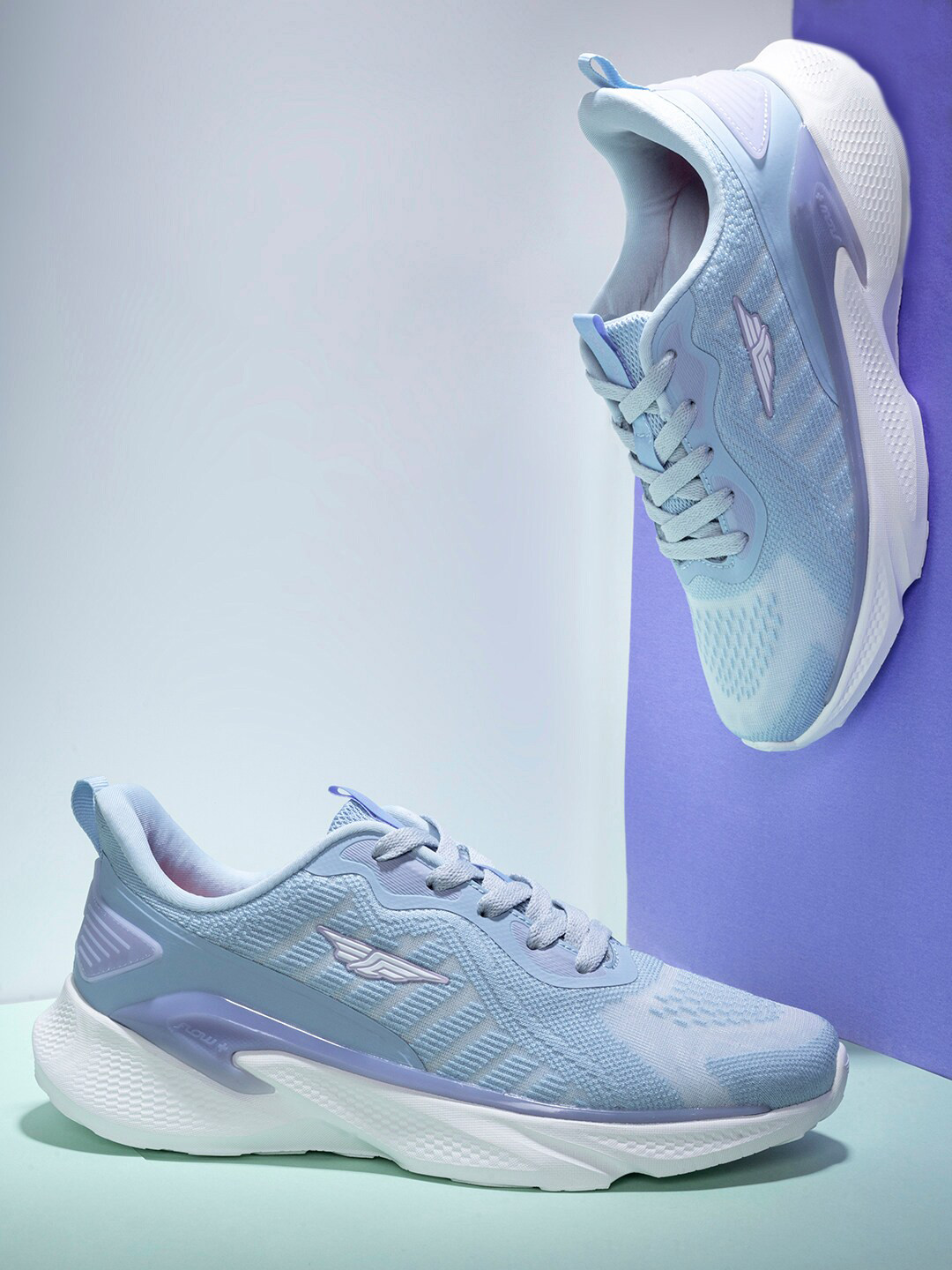 Red Tape Women Blue Mesh Walking Shoes