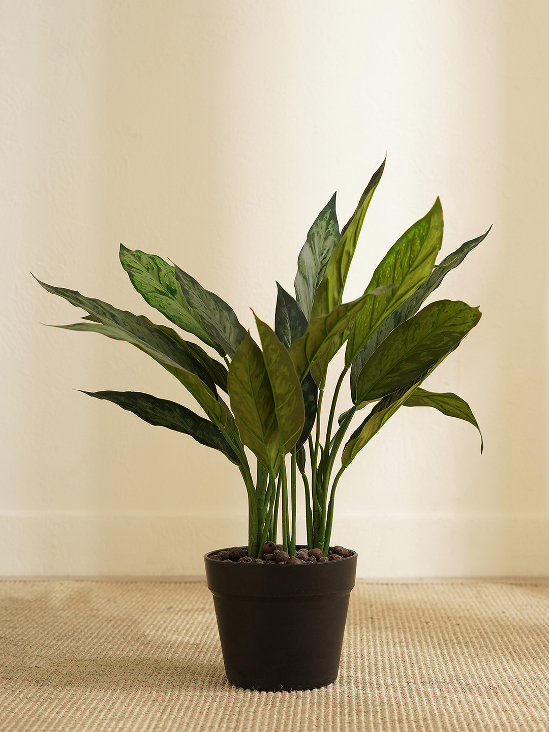 Pure Home and Living Green Potted Dracaena Artificial Flowers and Plants