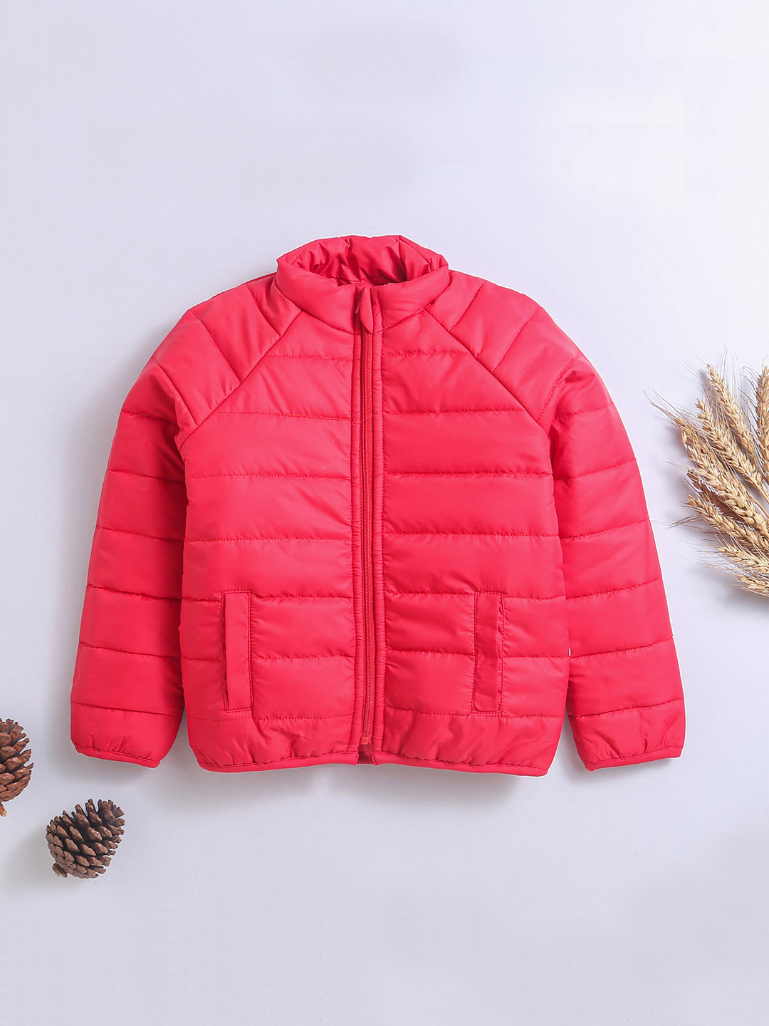 Nino Bambino Unisex Kids Red Insulator Outdoor Puffer Jacket