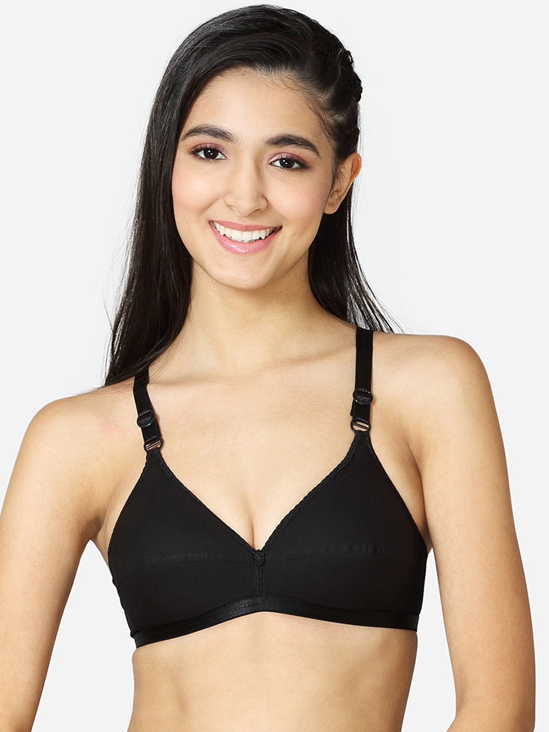 VStar Black Non Padded Non-Wired Everyday Brap-LAVENDER-B